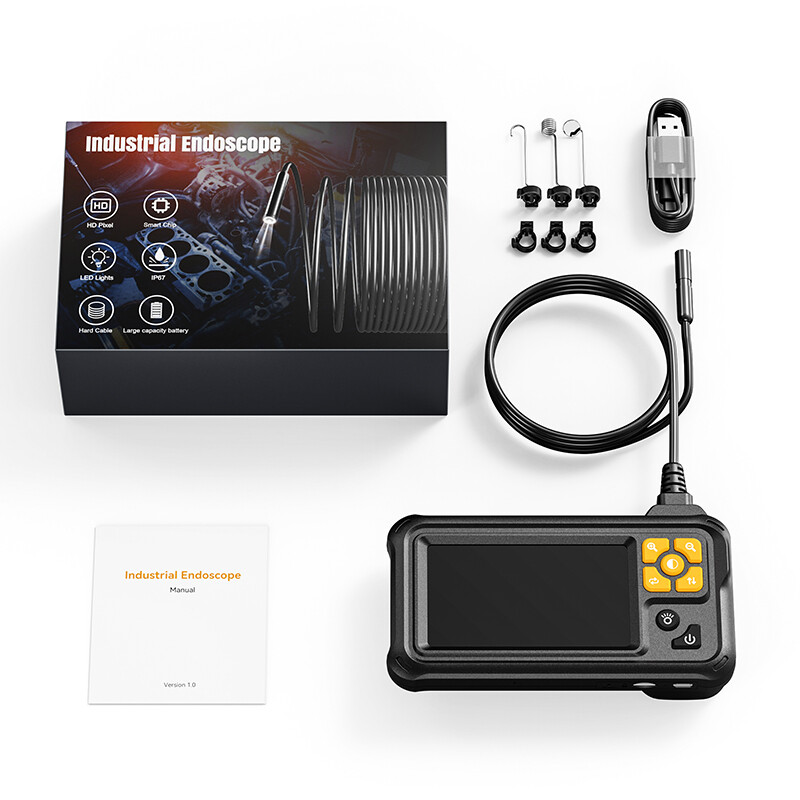 IP67 Waterproof Inspection Camera 4.3 Inch 1080P 8LED Light 1M Cable Industrial