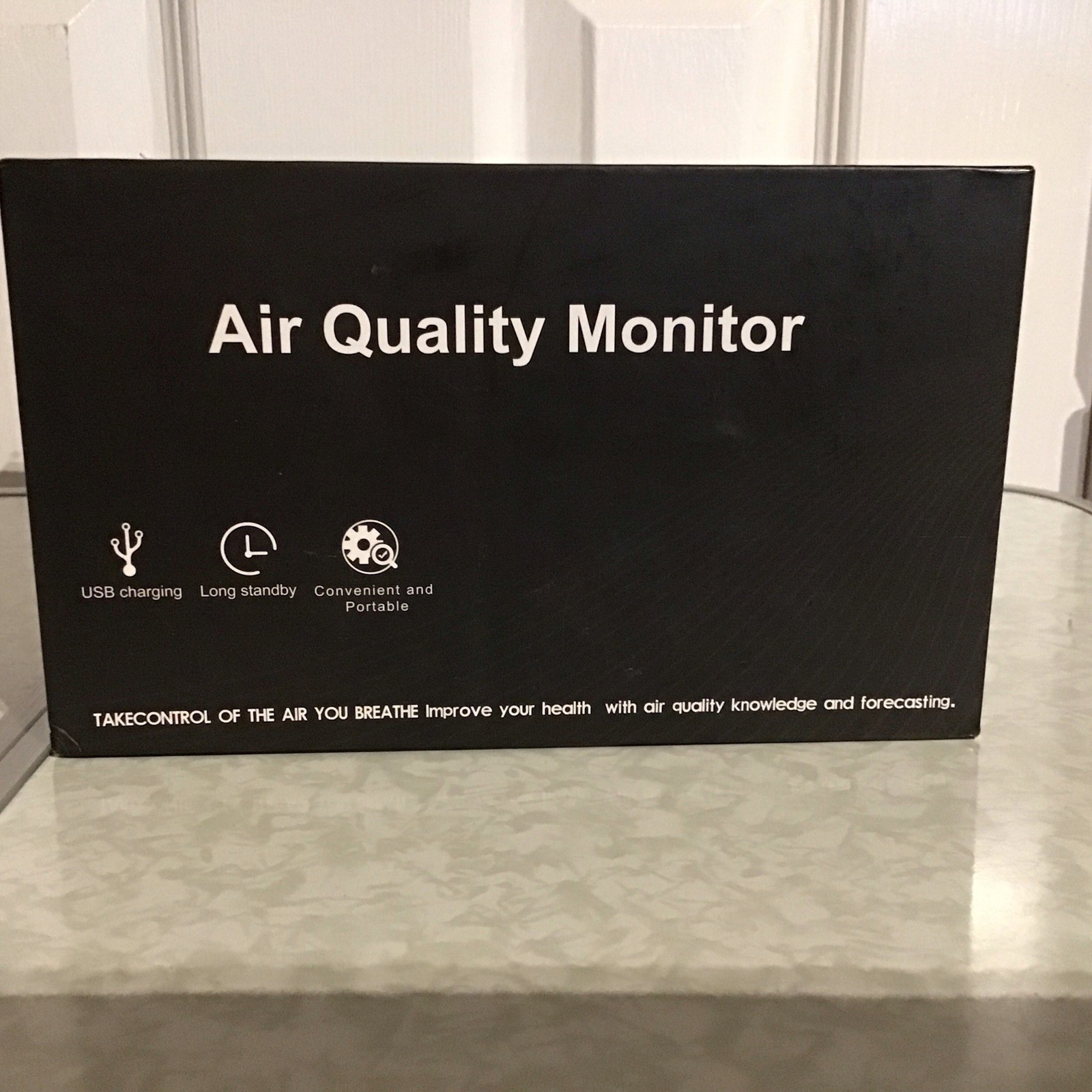 Rozoroo 12-in-1 Portable Air Quality Monitor CO2 PM1.0 HCHO (Open Box) Still New