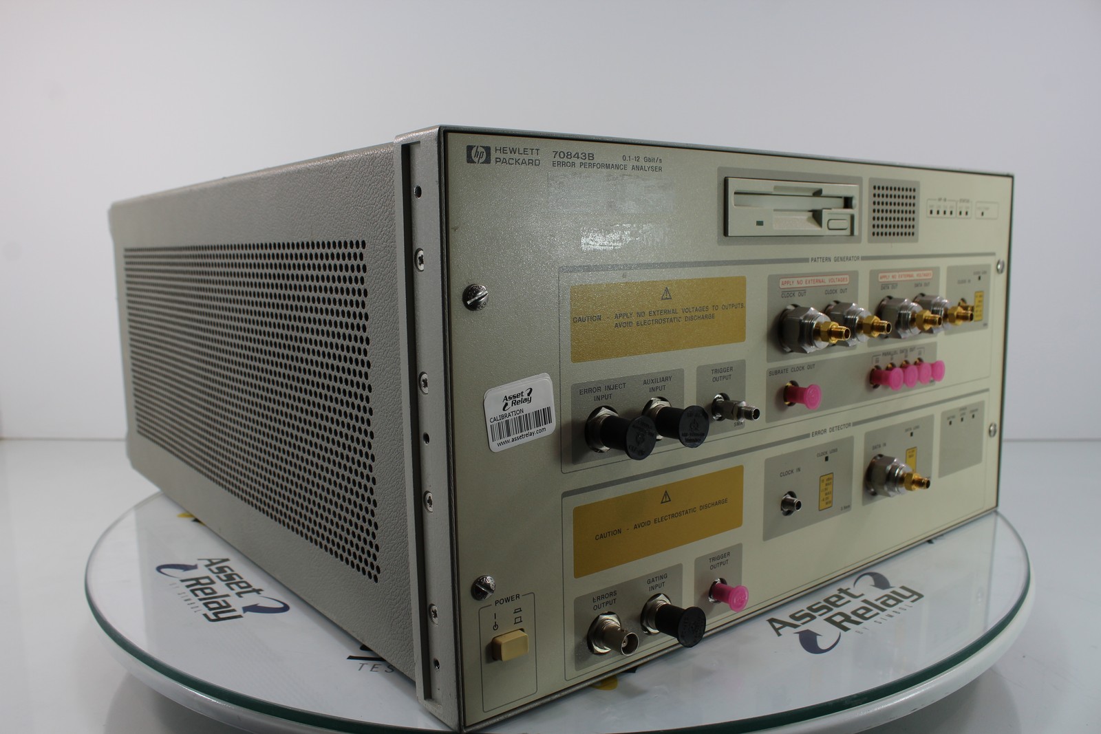 Agilent HP 70843B 12Gb/s Bit Error Rate Tester BERT UHF Analyzer