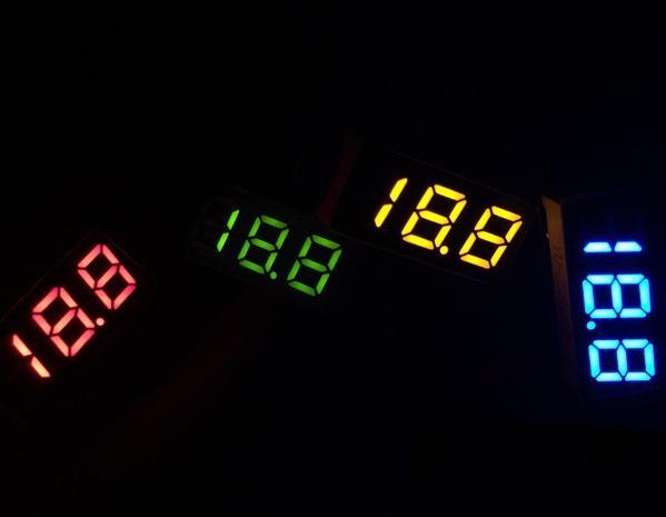 10PCS 0.28″ LED DC 0-100V Digital Voltmeter Panel Meter Blue COLOR