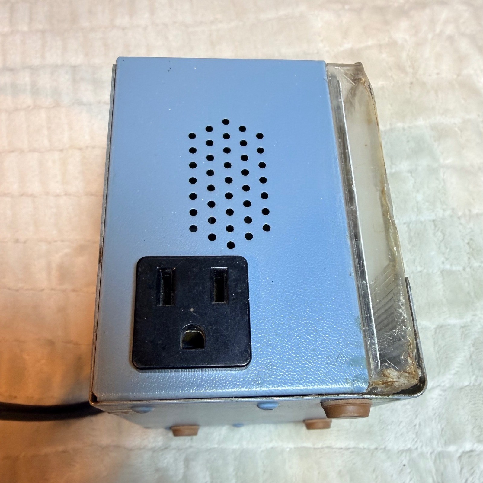 VIZ WV-120B Power-Line Monitor Vintage AC RMS Voltage Meter Blue Tested