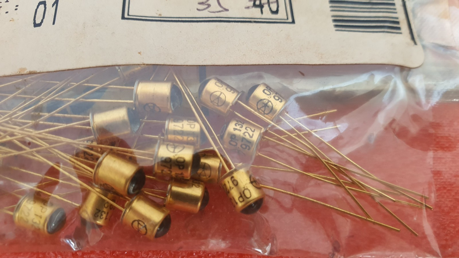 ar1 OPTEK OP132 Infra Red Emitter Yr 97, new old stock, Mexico, Qty – 35 pcs