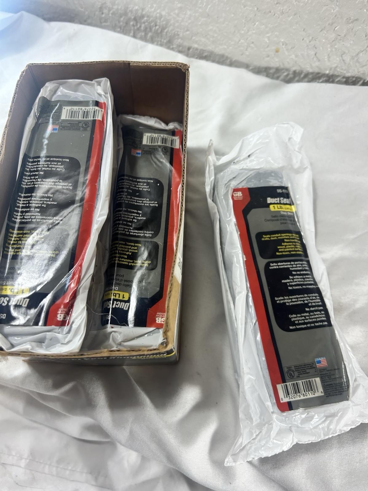Gardner Bender Duct Seal Compound DS-130 1 lb Pug Lot of 4