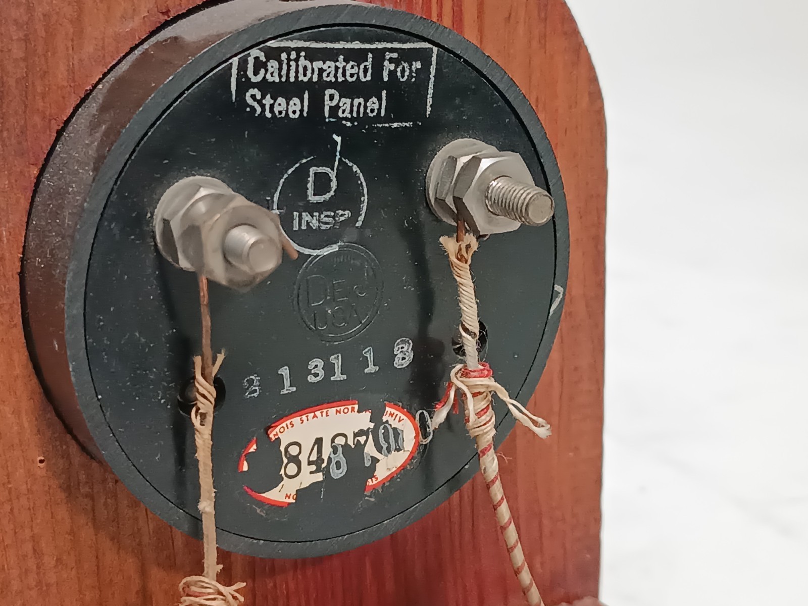 Unbranded Electrical Meter In Portable Wooden Case, Missing Dial Face