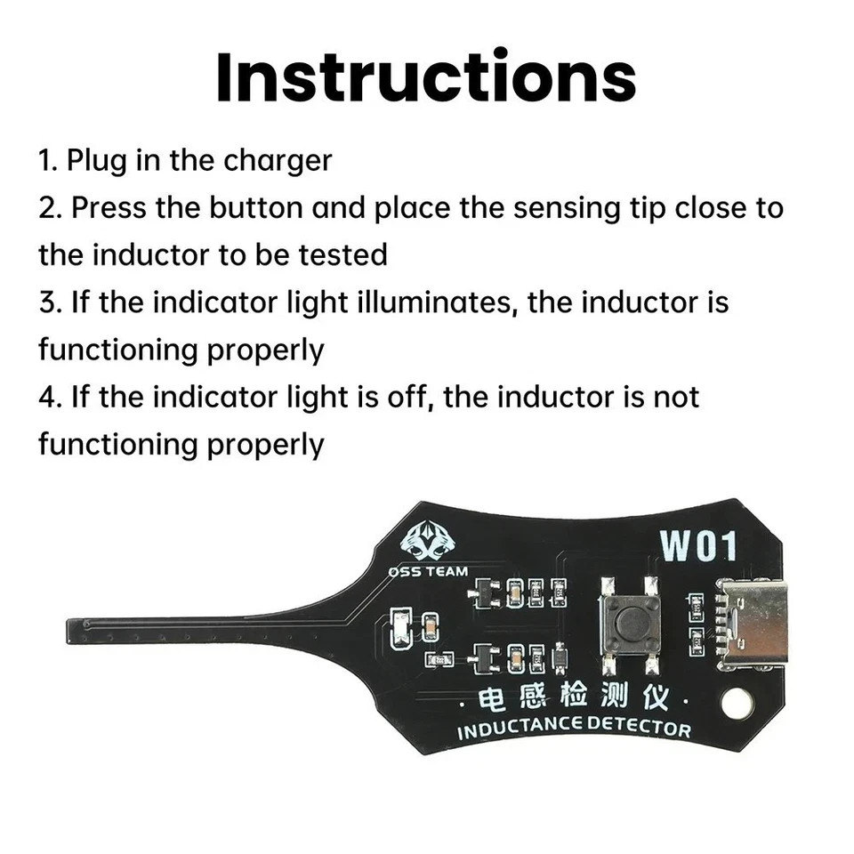 Universal Inductance Tester W01 Inductor Detectors With Compactly Construction