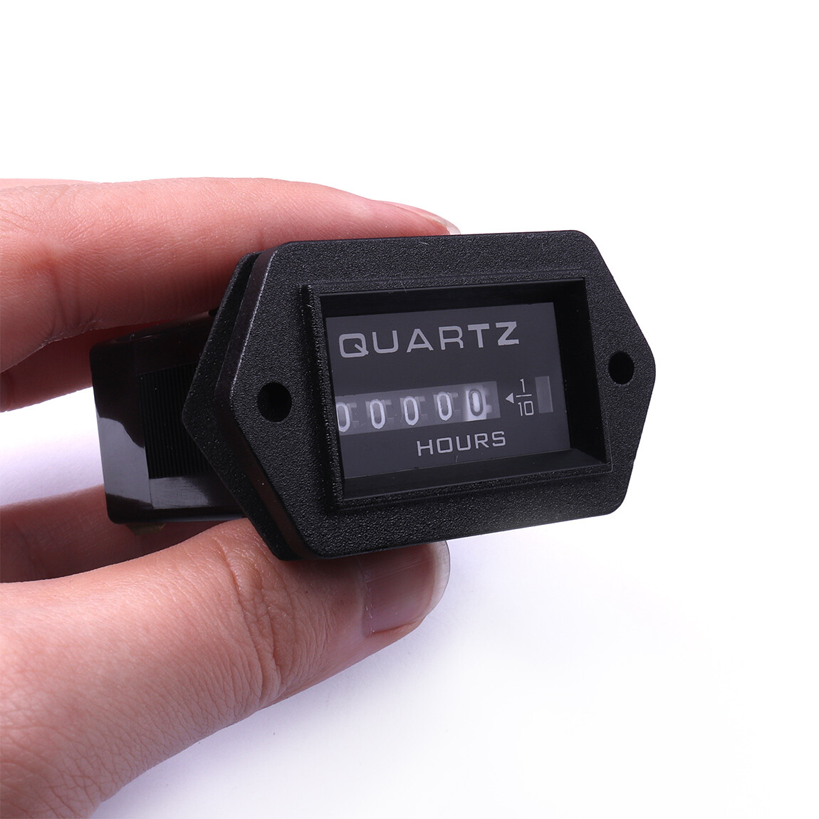 DC 12-36V Truck Tech Rectangular Hour Meter Timer Tool Gauges for Boat Car Truck