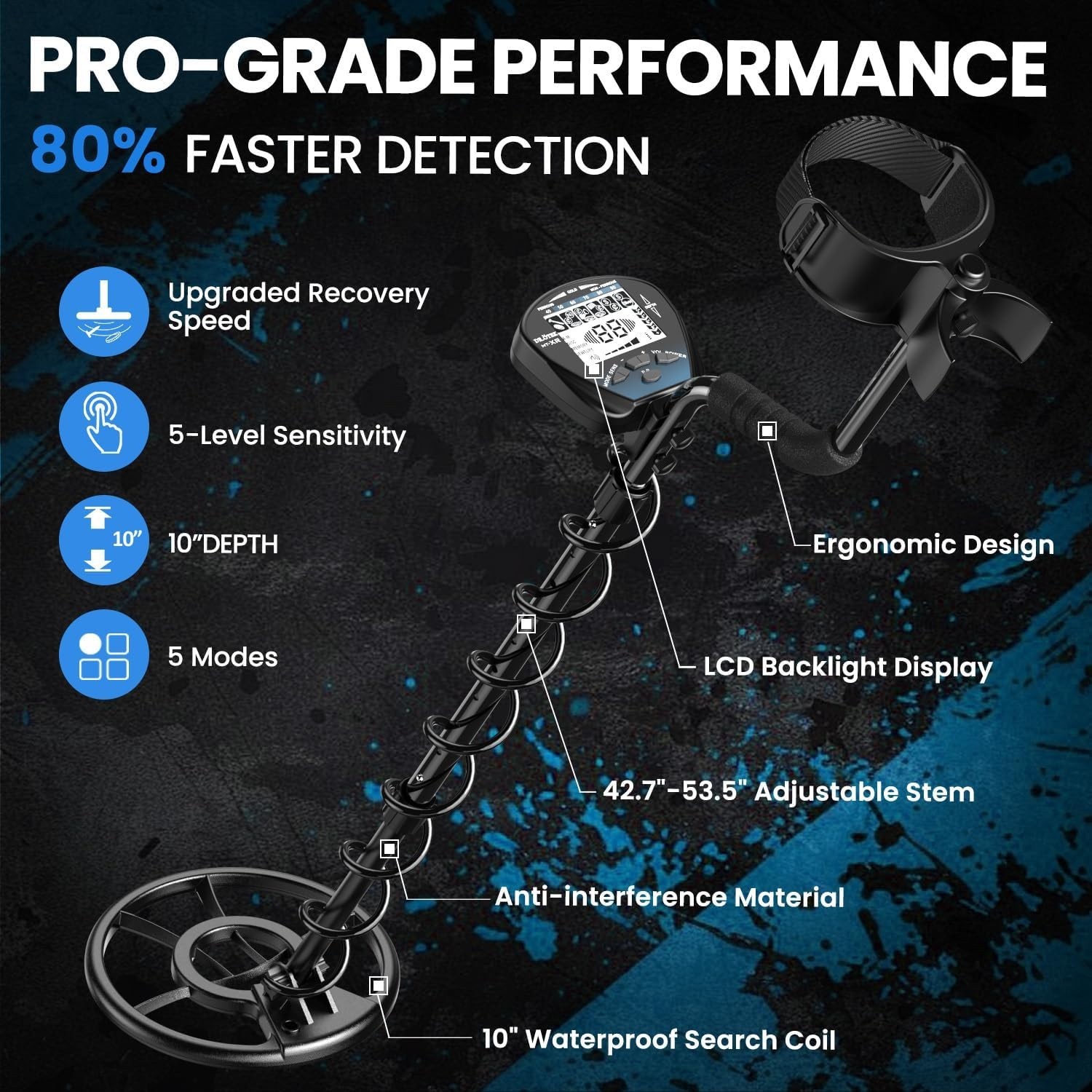 Metal Detector for Adults with Beginner Friendly Design