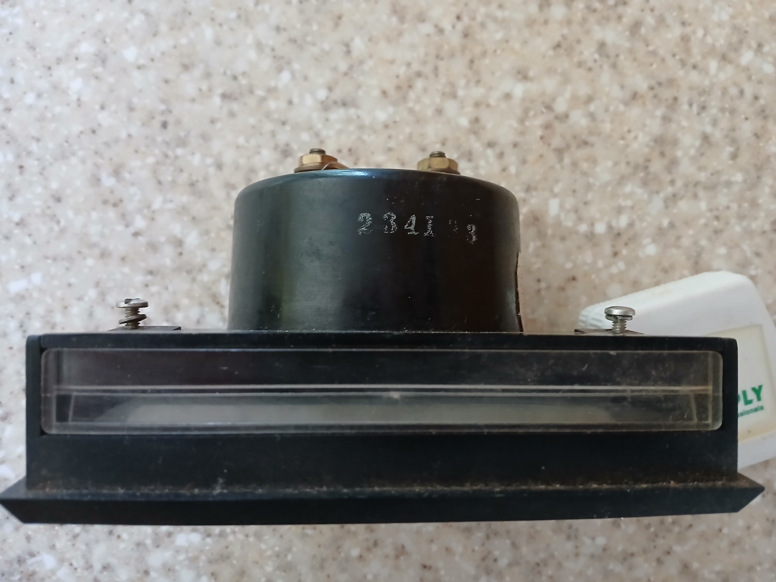 API 10kV DC Rectangular Panel Volt Meter – TESTED – 20 microamp FS movement