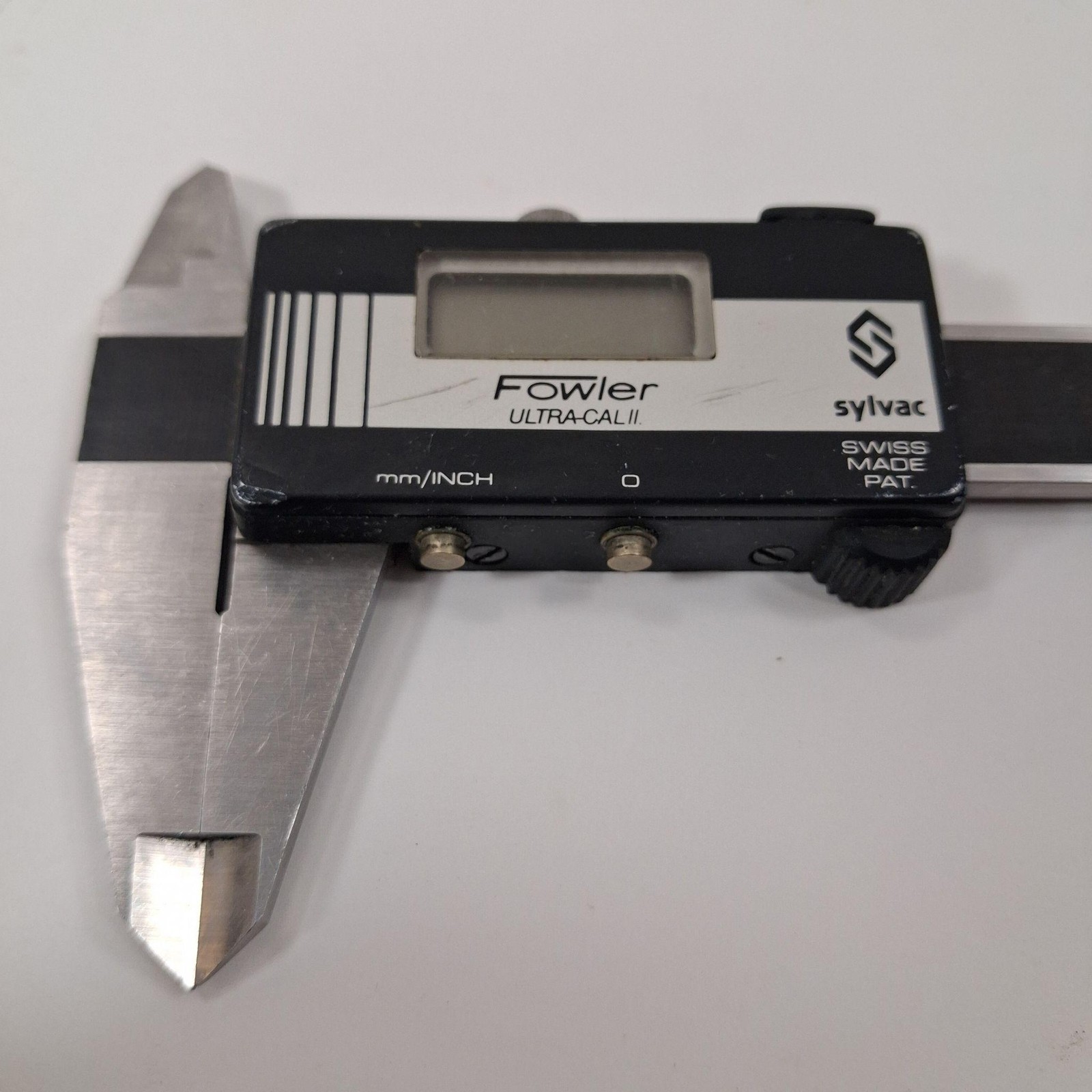 Fowler Ultra-Cal II Digital Electronic Caliper Sylvac Swiss Made Blue Case