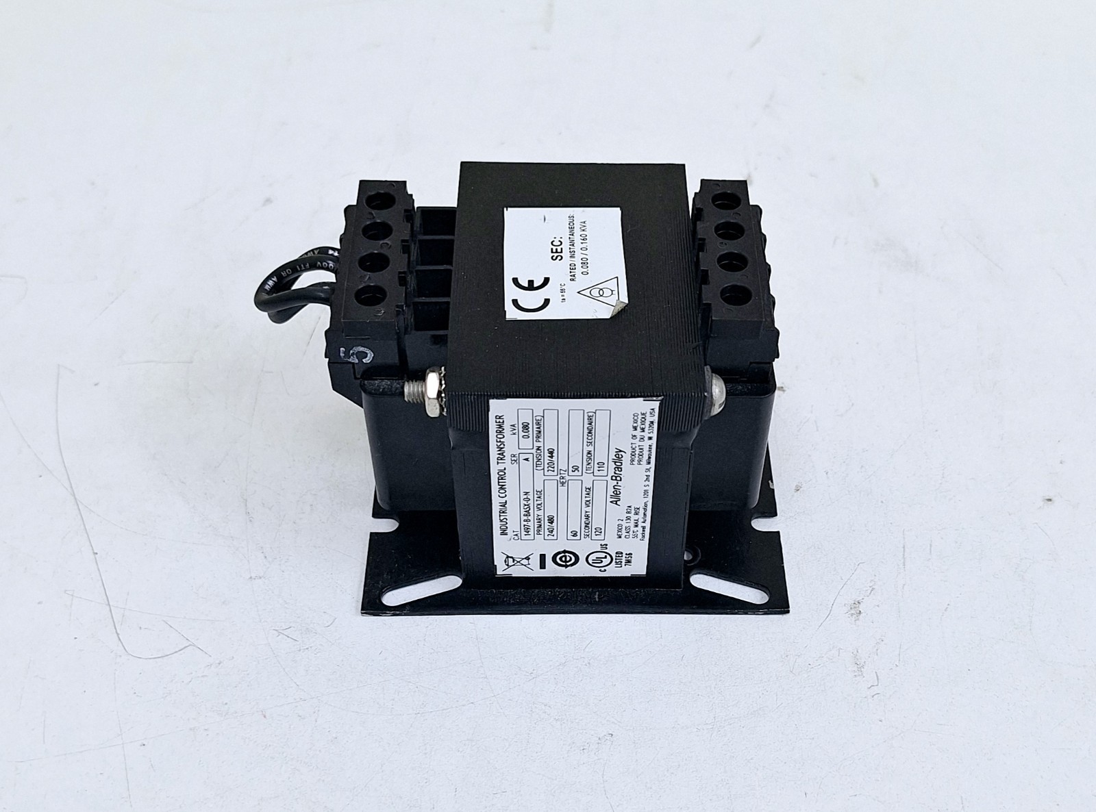 Allen-Bradley 1497-B-BASX-0-N Series A Industrial Control Transformer 0.080 kVA