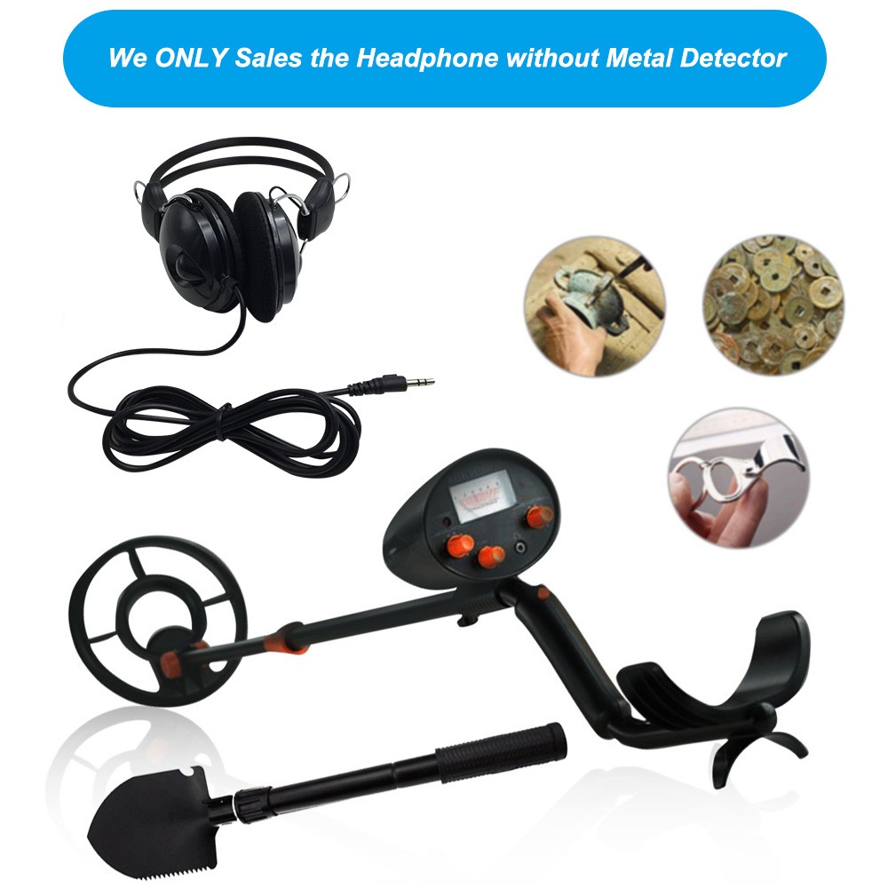 3.5mm Wired Headphone For Metal Detector