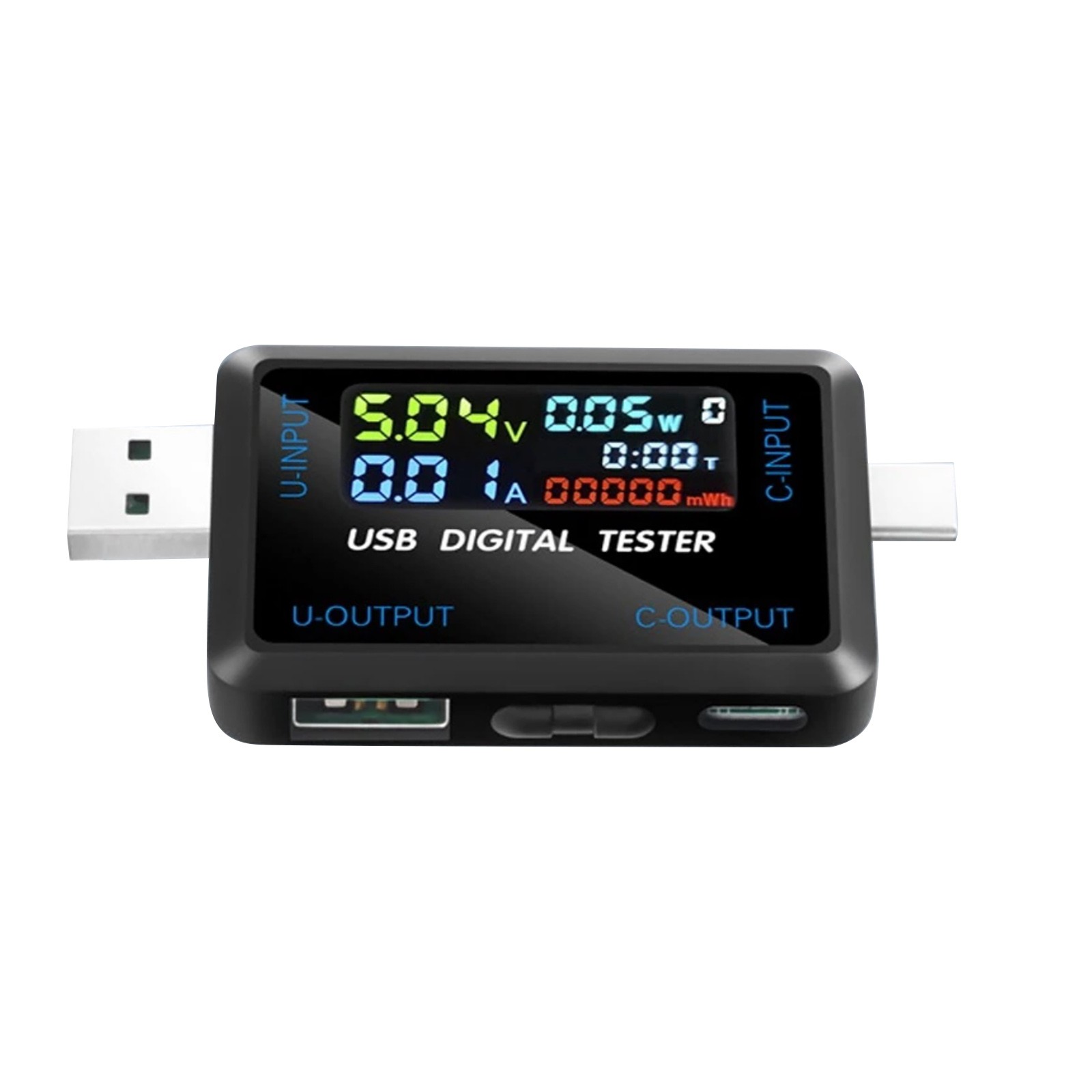 High Quality USB C Power Meter with LCD Display for Fast Charging Detection