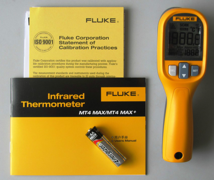 Fluke MT4 MAX Mini handheld Laser Infrared Thermometer Gun -30~350C USA Seller
