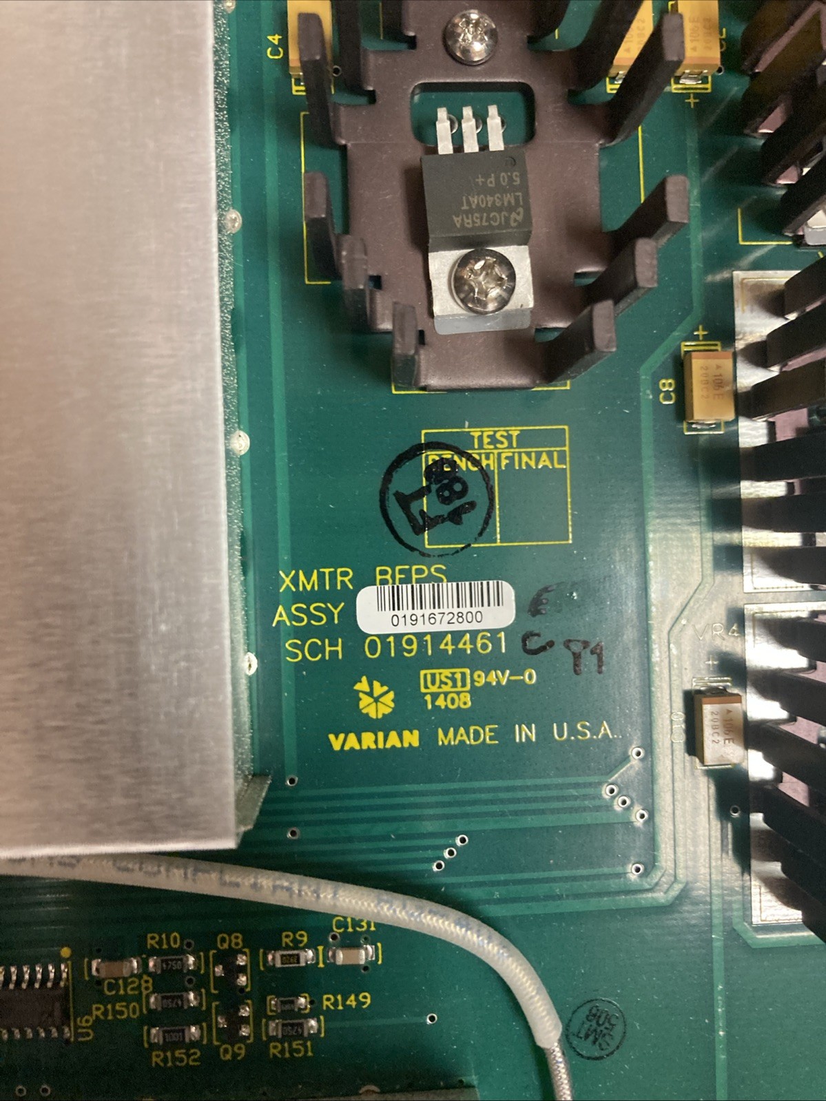 Varian Vacuum / NMR Electronic Module PCB Assembly 0191672800 | U.S.A. SELLER