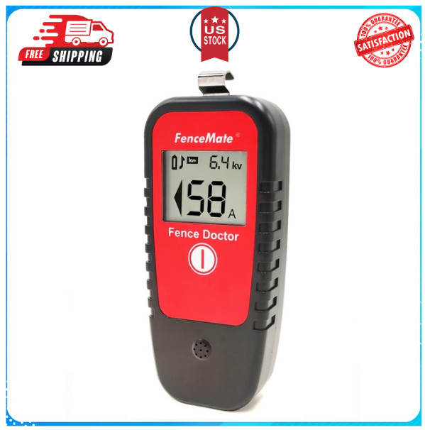 Digital Fence Tester – Up to 19.9 kV, Cordless Fence Detector, Fault Finder, …