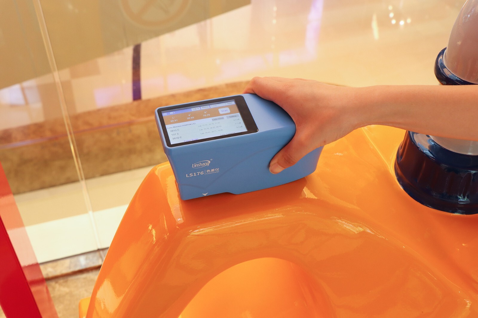 8mm Spectrophotometer Digital Color Analyzer Colorimeter Color Difference Meter