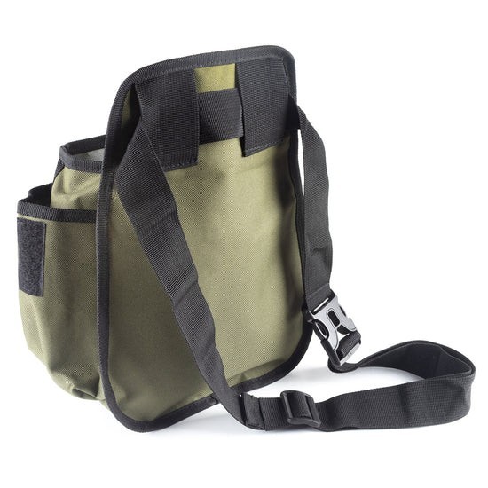 CKG Metal Detecting Finds Bag Waist Digger Tools Bag for Pinpointer, Green