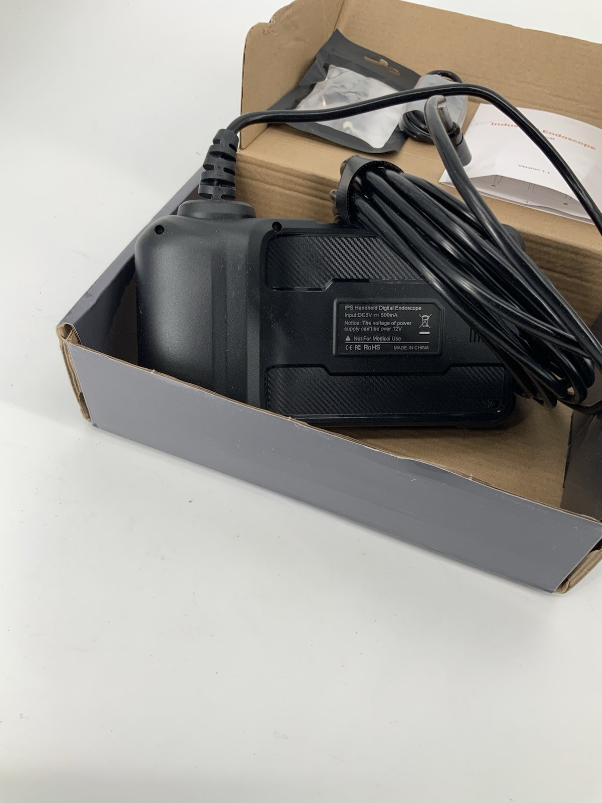 4.3inch HD LED Industrial Endoscope Borescope 1080P 8mm Inspection Camera IP67