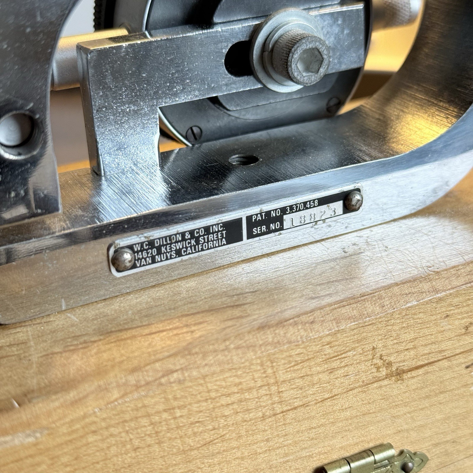 Dillon Force Gauge Tensile Model 25lb Capacity 1/4lb Divisions
