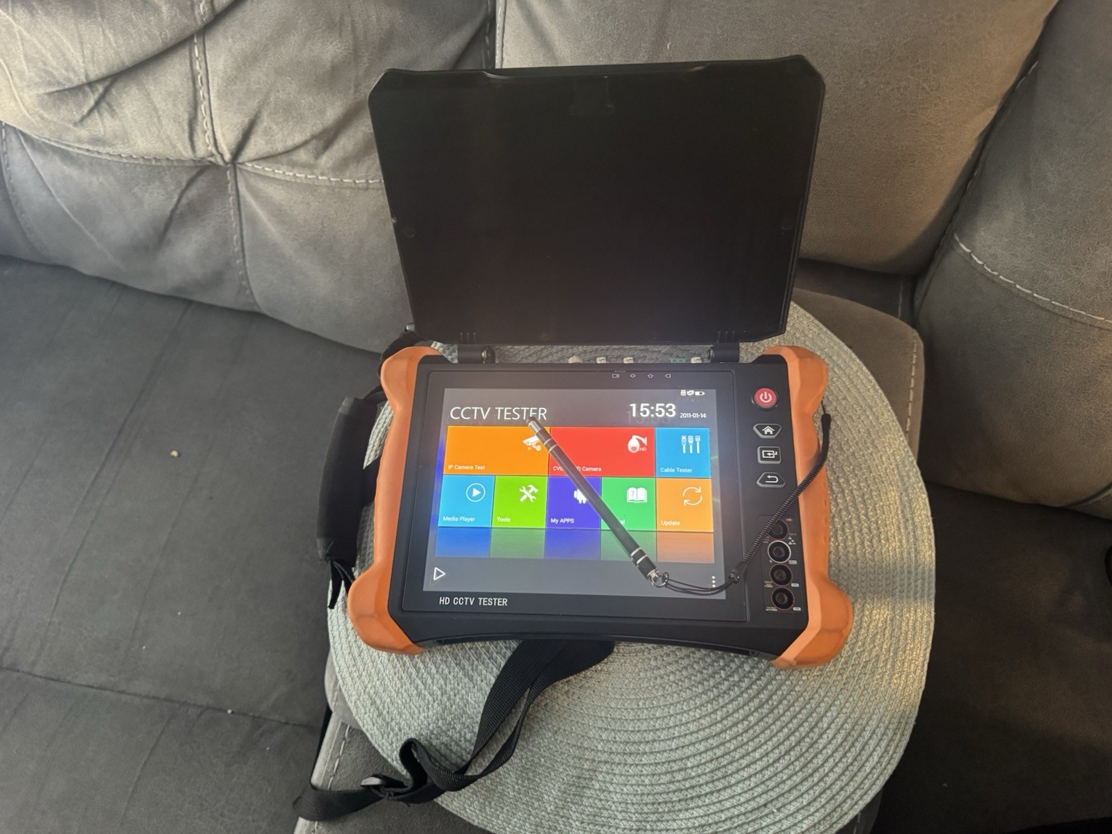 HD CCTV Tester 8″ Touchscreen 2048×1536 IP HDMI TVI AHD CVI CVBS PTZ Cable