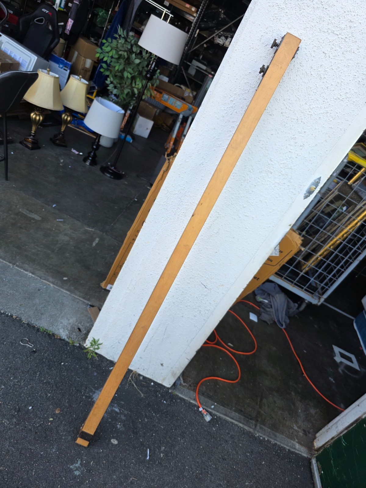 Lenker L-E-Vation Survey Grade Rod 65″ Collapsed Wooden Level Rod