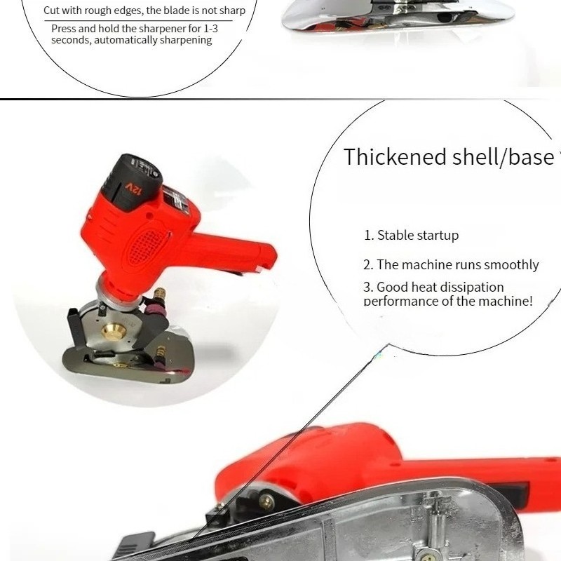 Electric Scissors Cutting Cloth Machine Electric Round Scissors Rechargeable