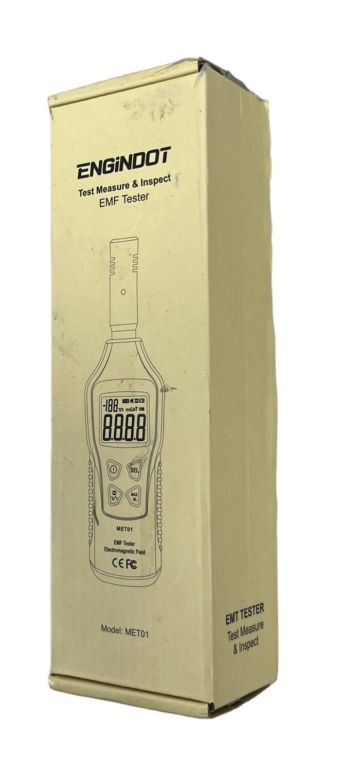 EMF Meter 5HZ-3.5G, Engindot Digital LCD EMF Detector, 3-In-1 EMF Tester, Ghost