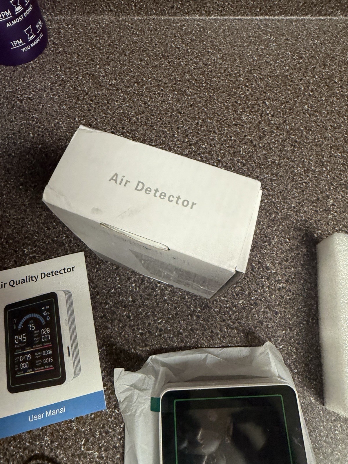 Air Quality Monitor Indoor, 10 in 1 Portable Smartair Quality Tester for CO2