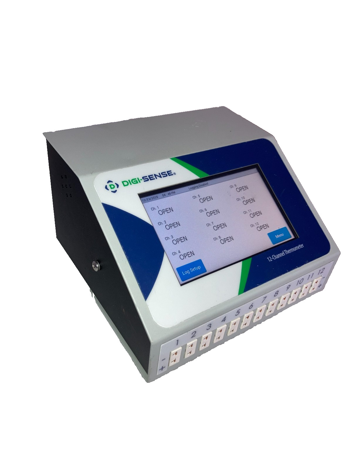 Digi-Sense Touchscreen 12 Channel Scanning Data Logging Benchtop Thermometer