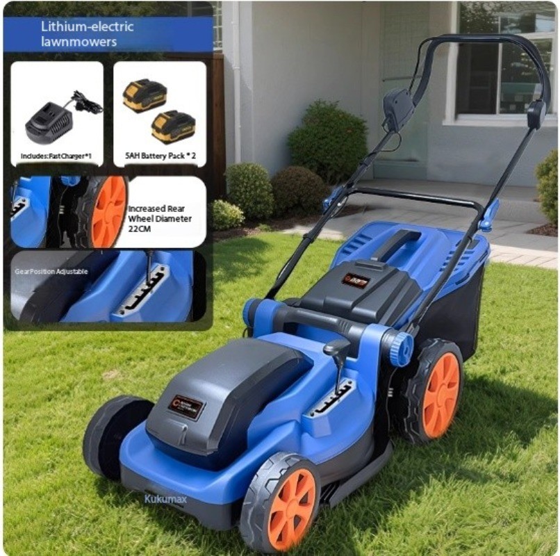 Electric Lawnmower Push-Type Lawn Mower Grass Trimmer
