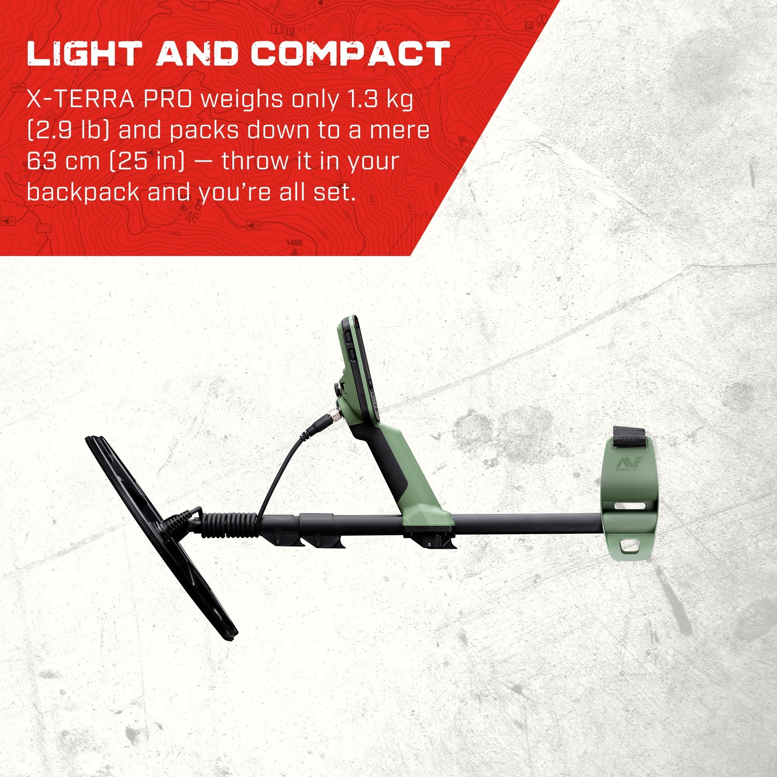MINELAB X-Terra PRO Waterproof Treasure Metal Detector for Adults (3 Detect Mode