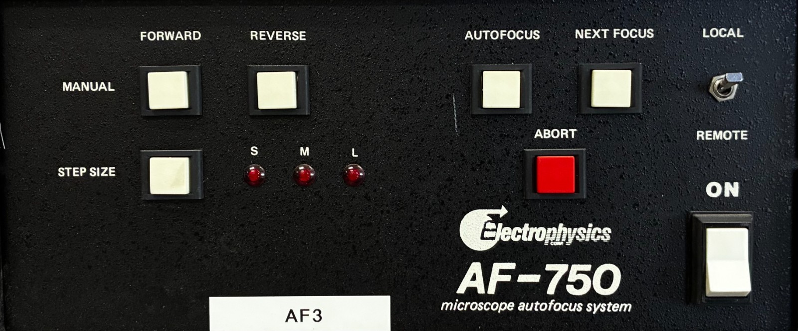 Electrophysics AF-750 Microscope Autofocus System SD 4003 200mm