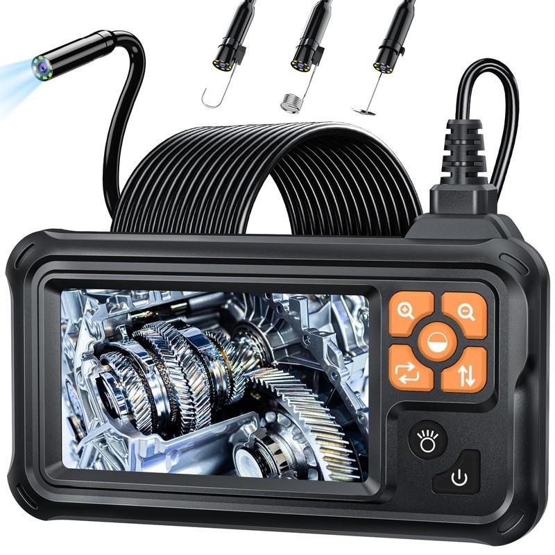 4.3inch LCD Inspection Camera Endoscope W/ 8 LED Lights Pipe Automotive Home Use