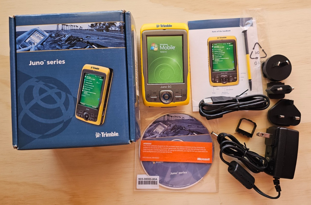 Trimble Juno SC Handheld GPS ArcPad Activated 3.5G Mapping Data Collector