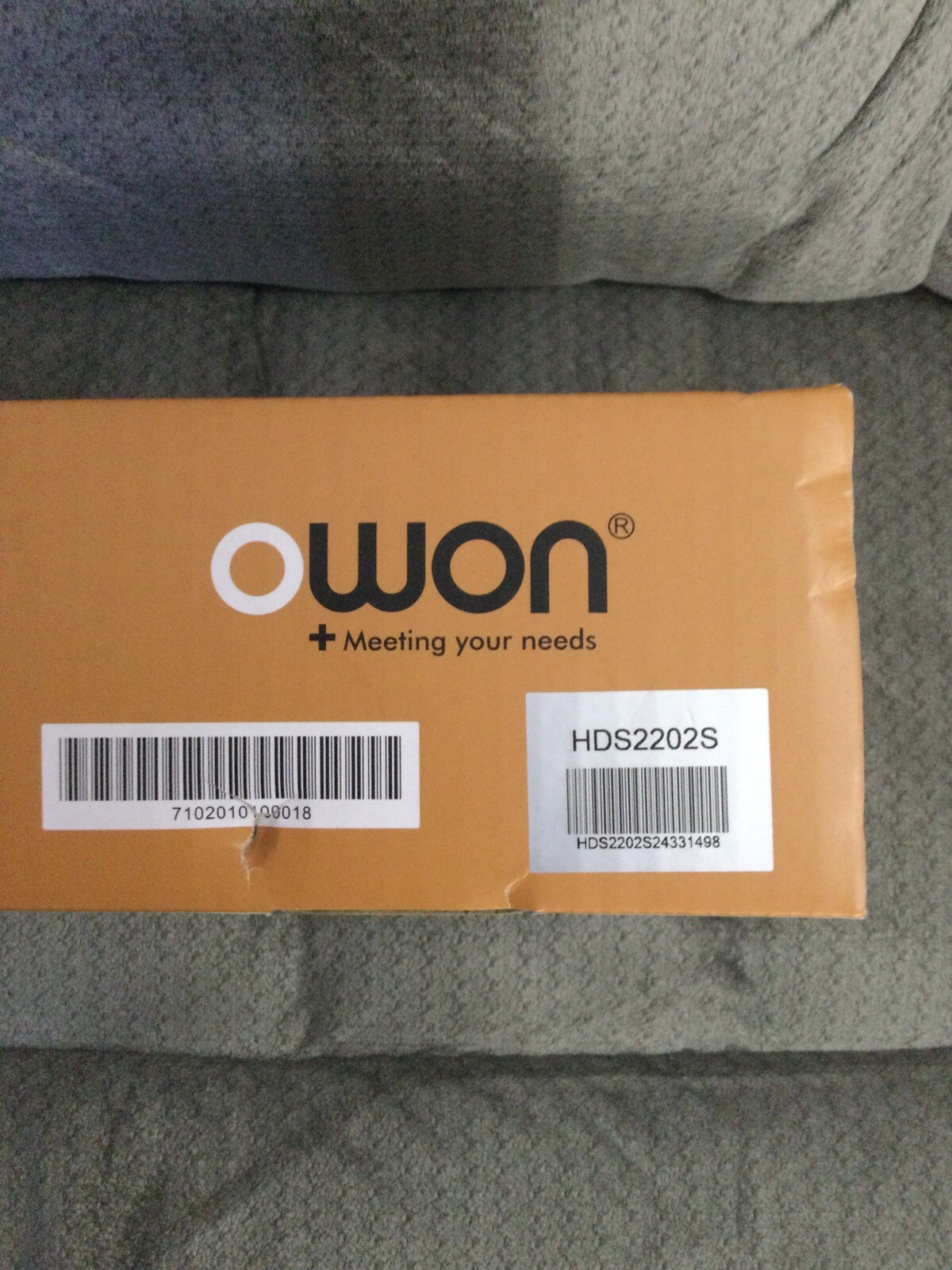 New Owon Handheld Oscilloscope 3 In 1, HDS2202S, 3.5 Inch Color LCD Display