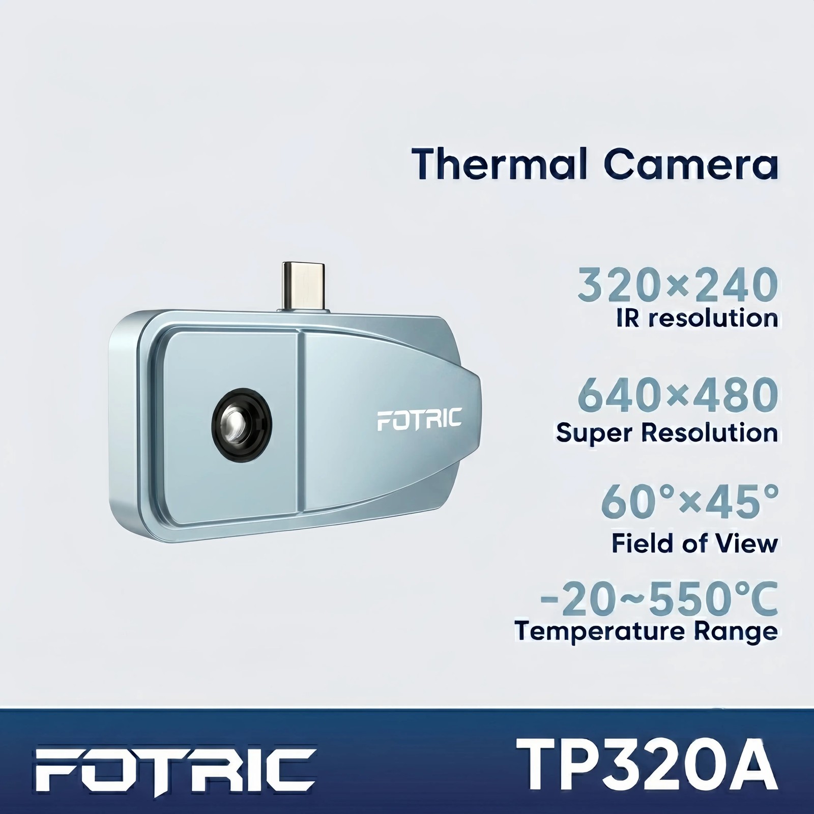 FOTRIC TP320A Portable Thermal Imaging Camera 320X240 For Home Equipment Survey