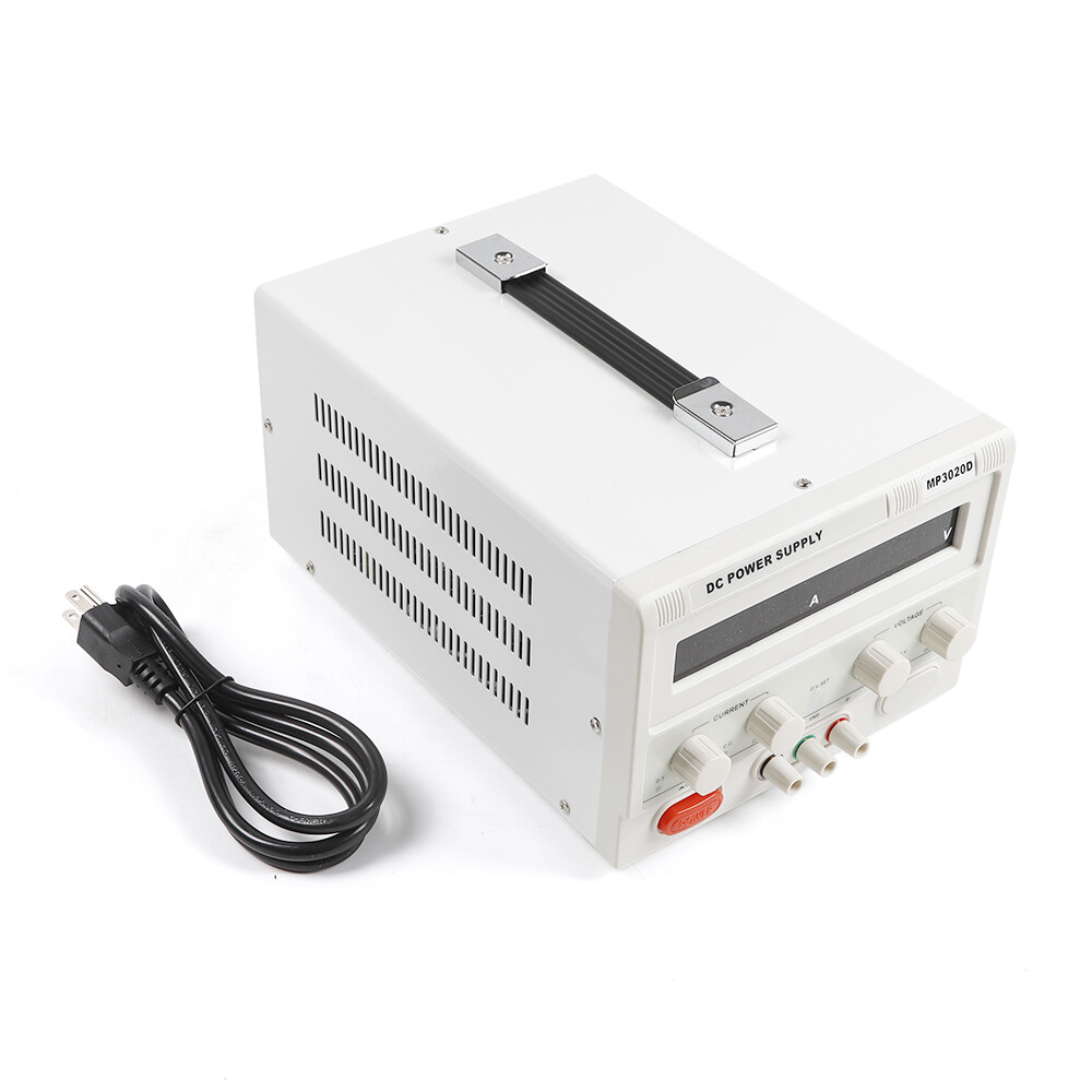 MP3020D 30V 20A DC Power Supply Variable Adjustable High Precision Digital Cord