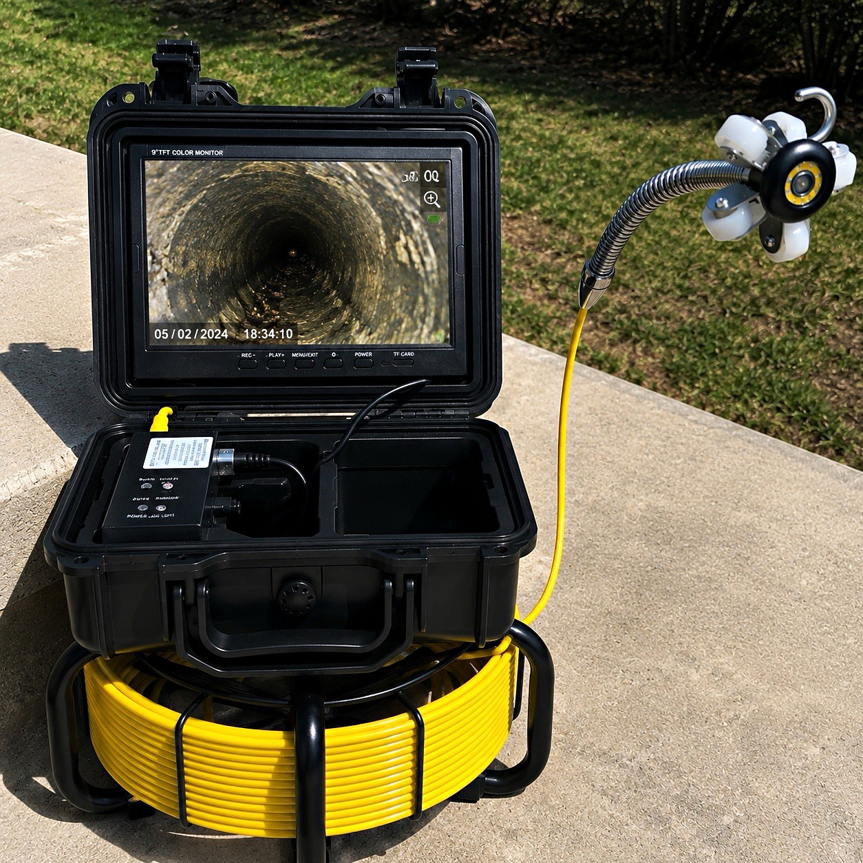 SucceBuy WP9608F Sewer Camera 98ft 0.9in 1080P 36X Zoom LED LCD