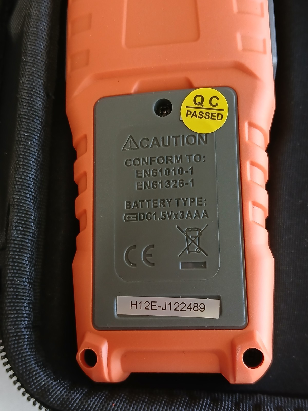 TOPTES Natural Gas Leak Detector PT520A Orange with 17″ Gooseneck & Case ~ Used