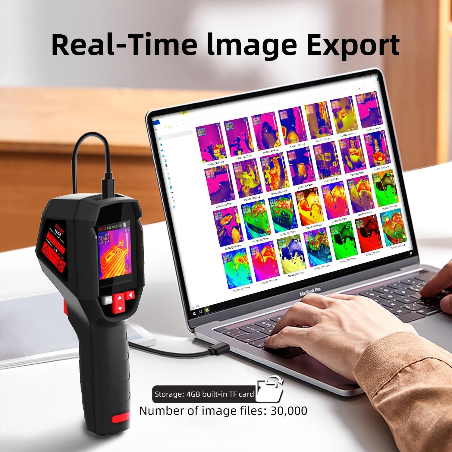 240 x 240 Resolution Handheld Infrared IR Camera, 15 Thermal Palettes with 32…