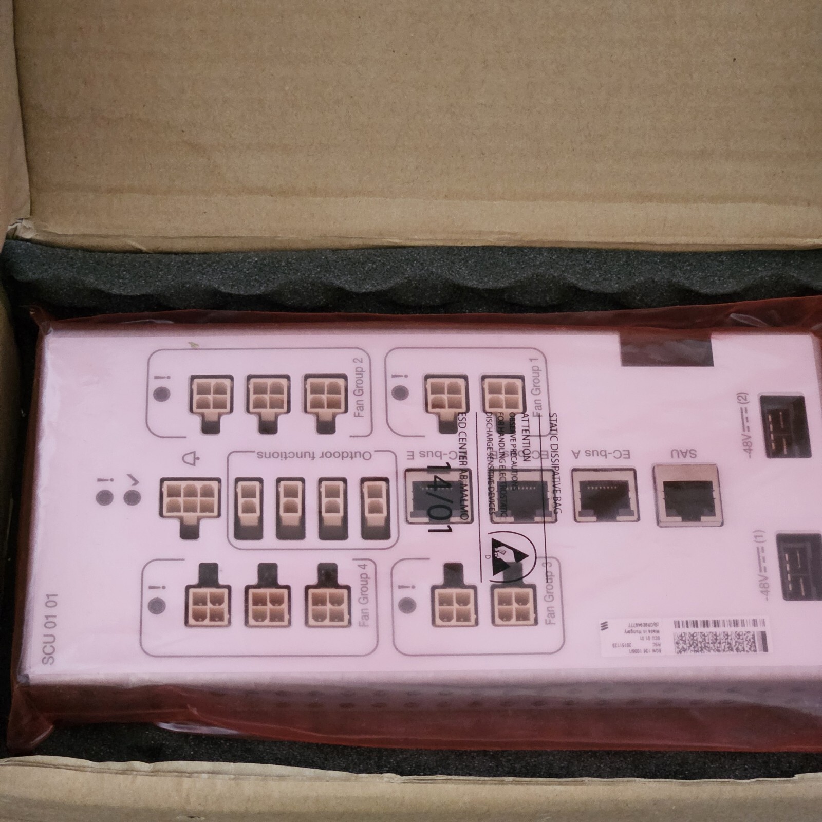 Ericsson SCU 01 01, BGM 136 1006/1 Support Control Unit Made In Hungary Vi02