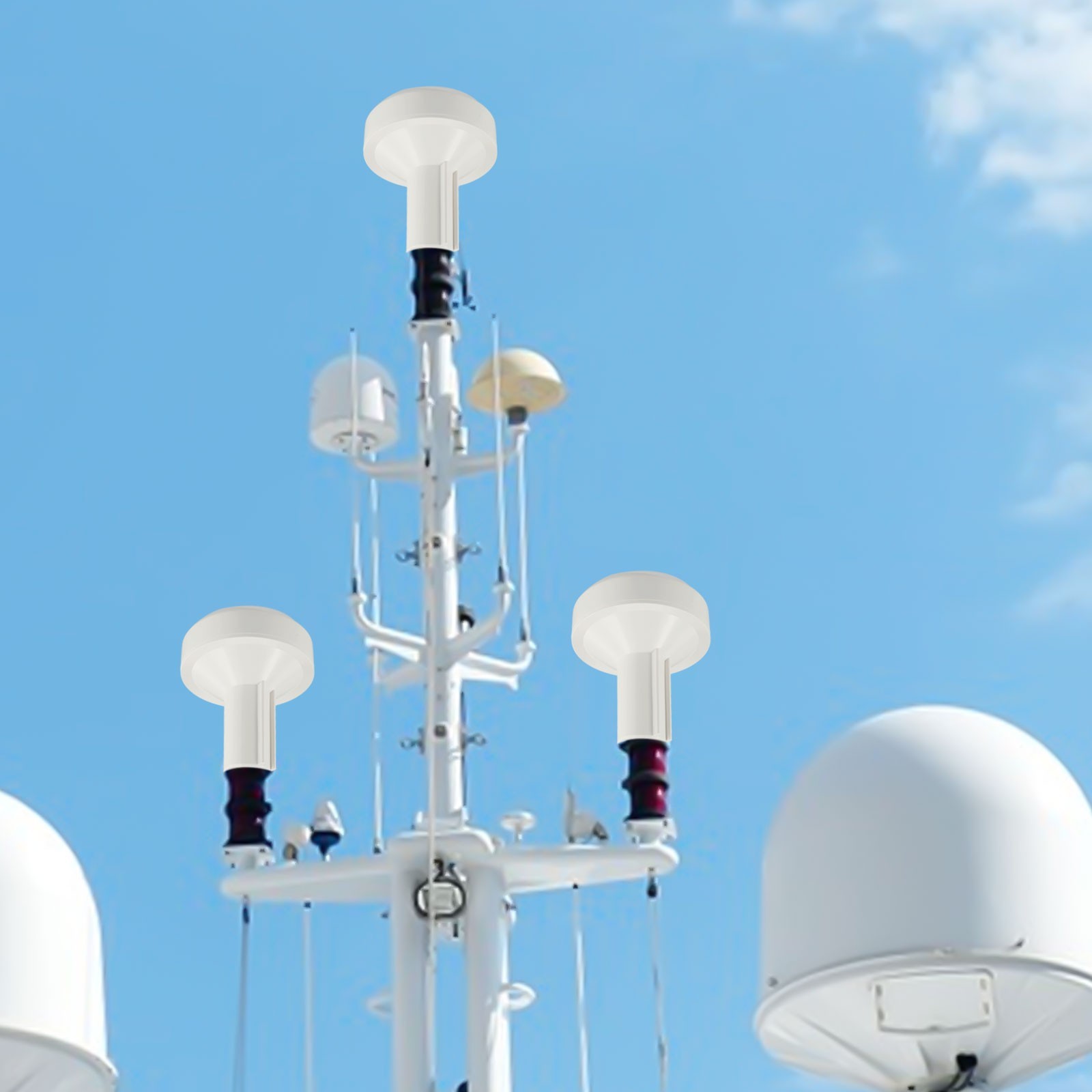 Sturdy ABS GPS Antenna Accessory Easy Installation Marine Applications