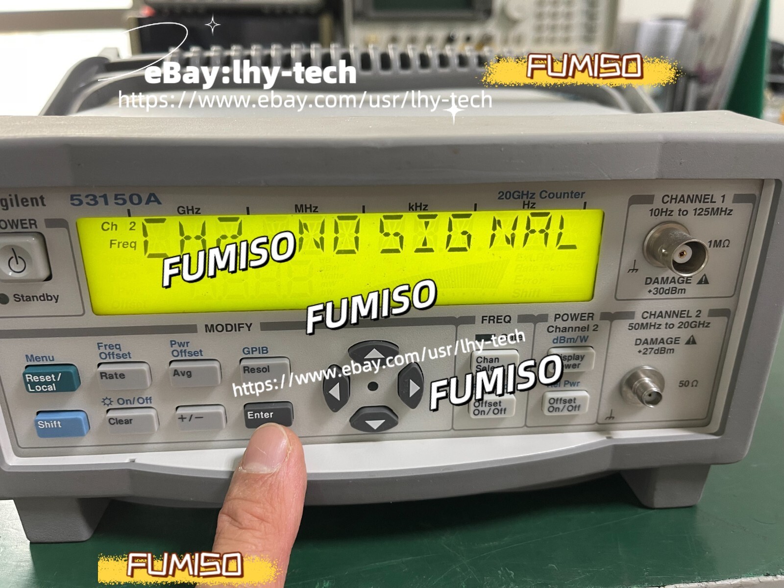 Agilent Keysight 53150A 10Hz-20GHz CW Microwave Frequency Counter _1096&lhy