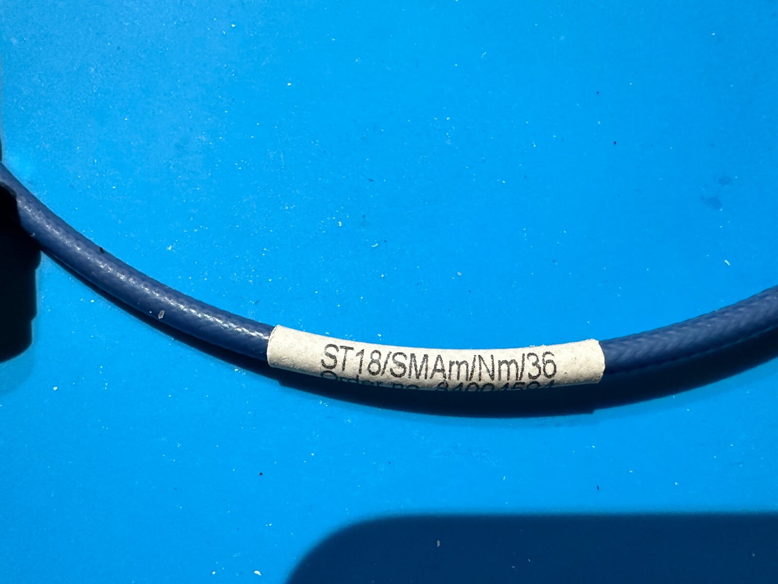 Huber+Suhner Sucotest ST18/SMAm/Nm/36 36 in Microwave Test Cable N/SMA Low Loss