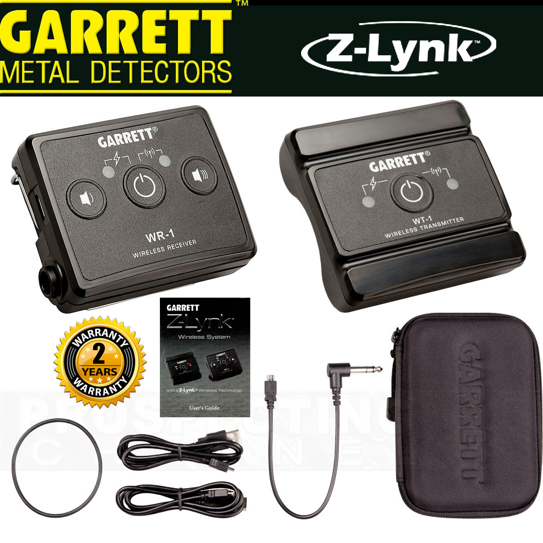 GARRETT METAL DETECTORS Z-LYNK 1/4″ JACK z link Wireless Headphone System NEW