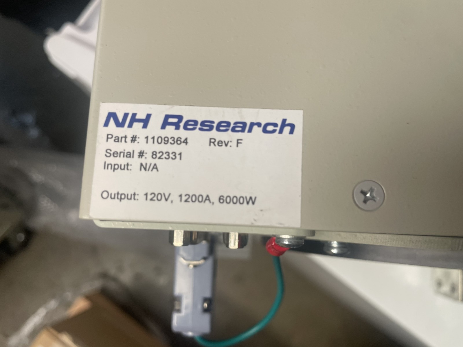 NH Research 4700 LXI DC Electronic Load 6kW 1200A 120V Touchscreen 1109364