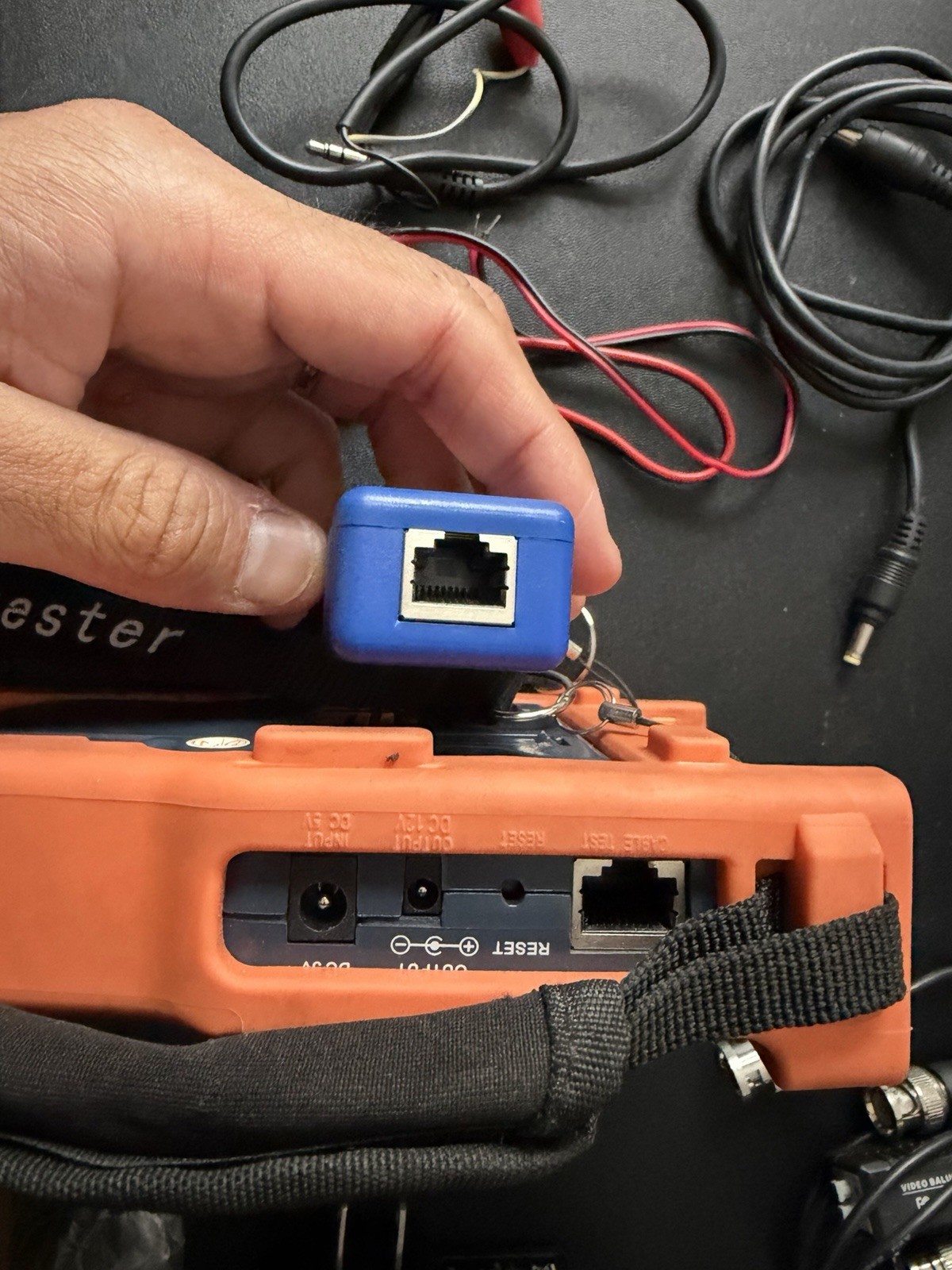 DT-N91 CCTV Tester 3.5in LCD PTZ Control Cable Tester CVBS BNC Color Bars