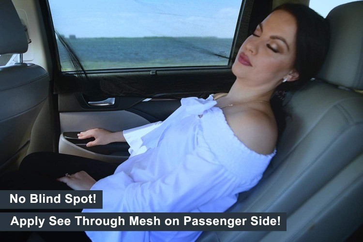 Rectangular Shaped Car Rear Side Window Sun Shade SUV Side Window Shade Cover