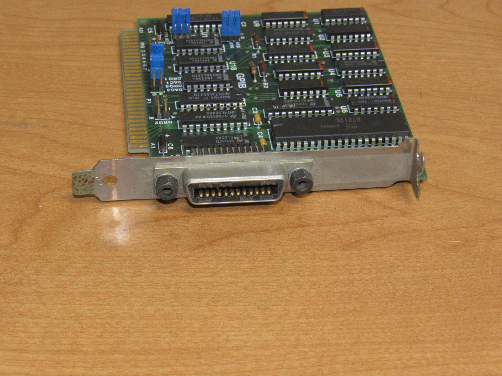Unbranded (possibly IBM / Allen Bradley) ISA GPIB Card 6323705 6323706 -UNTESTED