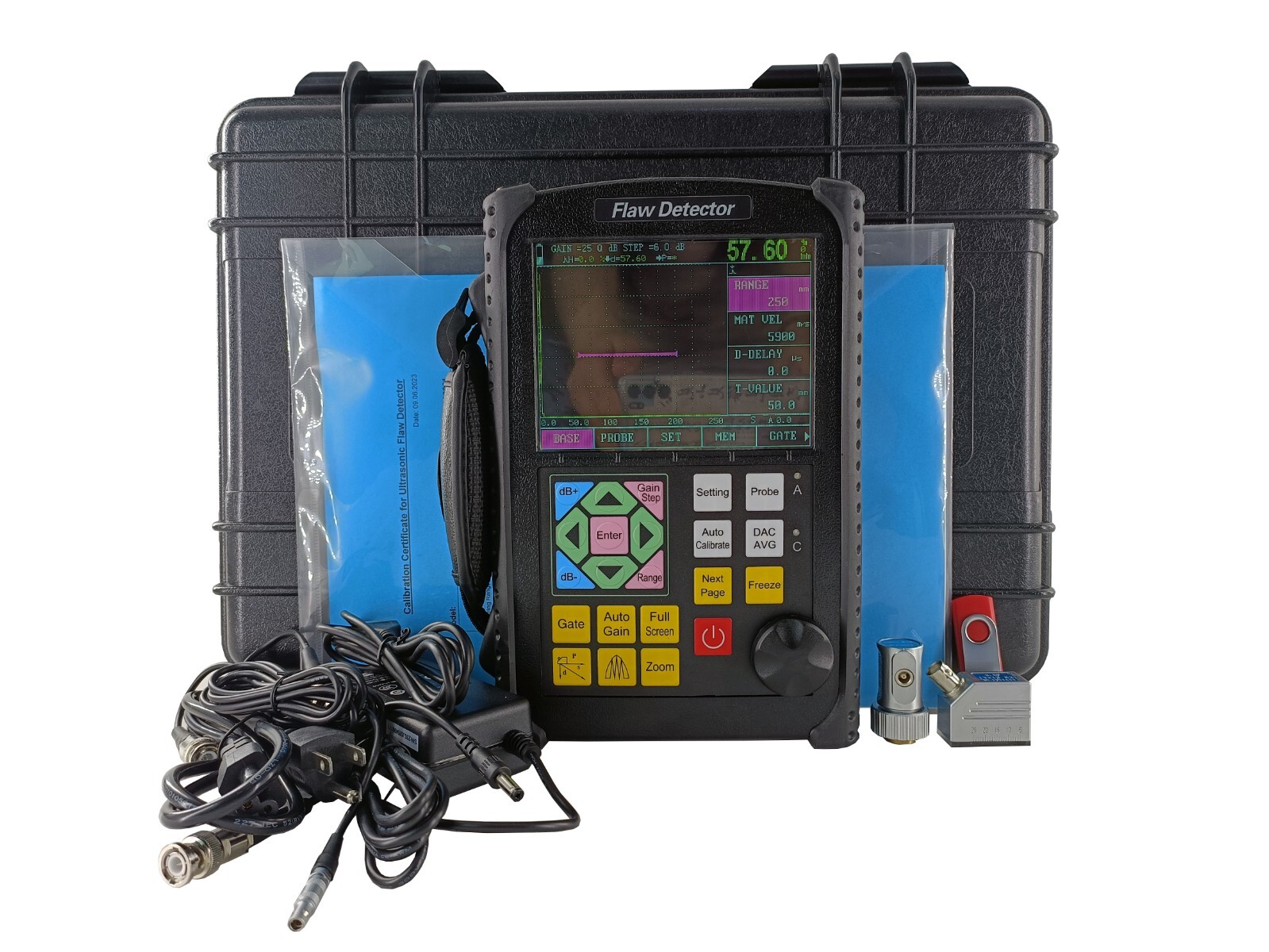 Digital Ultrasonic Flaw Detector with Powerful PC Software,Reports Can Be Export